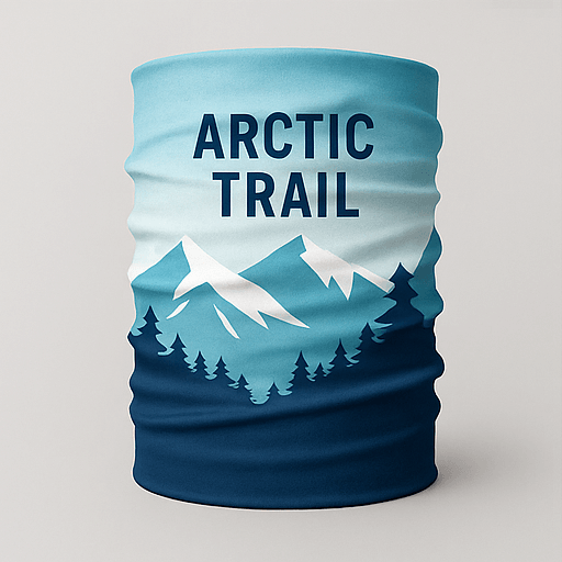 Tour de cou polyester sublimé pour trail et événement outdoor